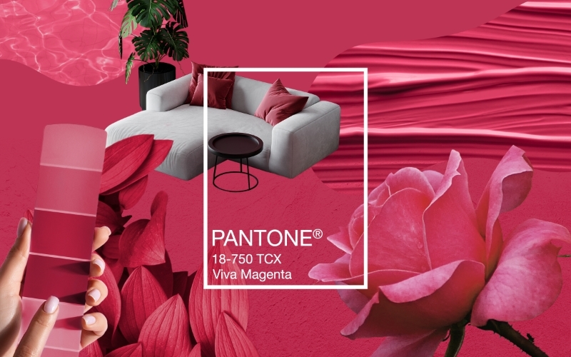 Pantone’s 2023 Color of the Year, Viva Magenta, Takes a Strong Yet Subtle New Direction