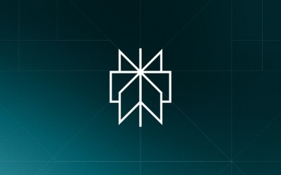 perplexity ai logo with teal and black fade background